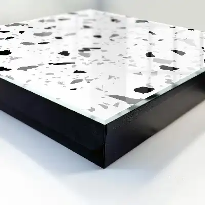 Monochromer Terrazzo-Stil