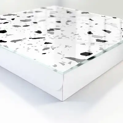 Monochromer Terrazzo-Stil
