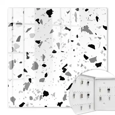 Monochromer Terrazzo-Stil