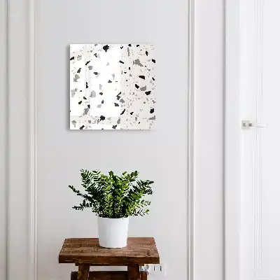 Monochromer Terrazzo-Stil