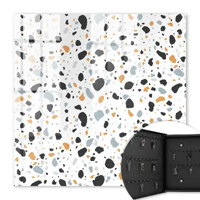 Harmonie der Formen im Terrazzo-Muster