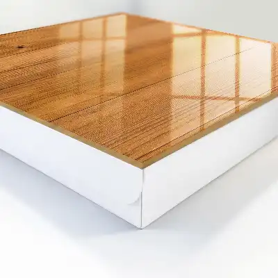 Wohnaccessoire mit gemütlicher Holzstruktur