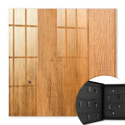 Wohnaccessoire mit gemütlicher Holzstruktur