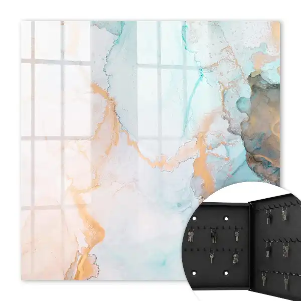 Bunte Backformen in Marmoroptik Orange