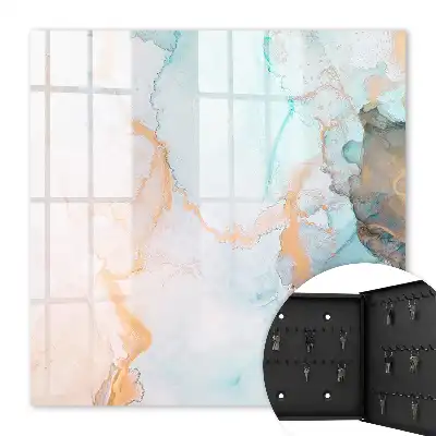 Bunte Backformen in Marmoroptik Orange