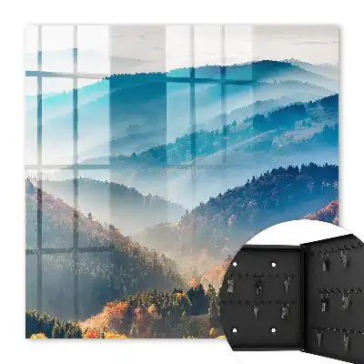 Eine Berglandschaft in atemberaubenden Farben