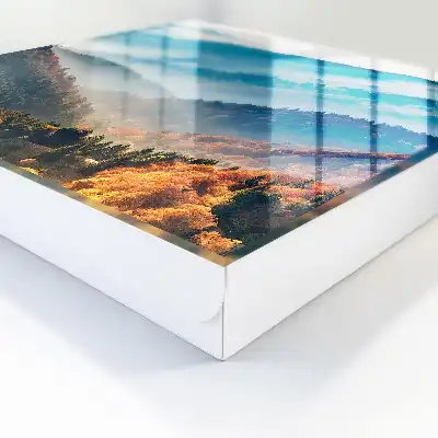 Eine Berglandschaft in atemberaubenden Farben