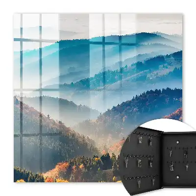 Eine Berglandschaft in atemberaubenden Farben