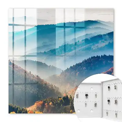 Eine Berglandschaft in atemberaubenden Farben