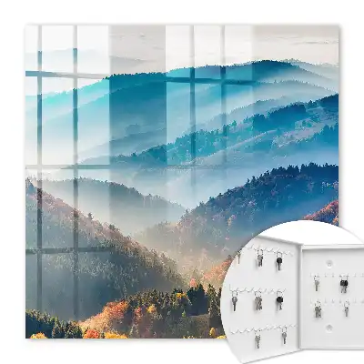Eine Berglandschaft in atemberaubenden Farben