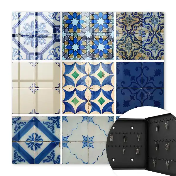Azulejos-Fliesen mit einem Hauch von Blau