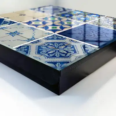 Azulejos-Fliesen mit einem Hauch von Blau