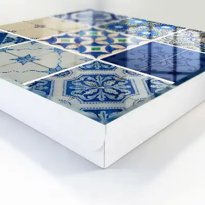 Azulejos-Fliesen mit einem Hauch von Blau