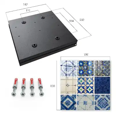 Azulejos-Fliesen mit einem Hauch von Blau