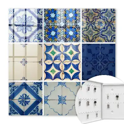 Azulejos-Fliesen mit einem Hauch von Blau