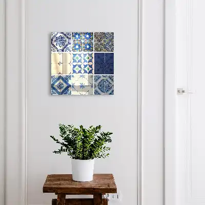 Azulejos-Fliesen mit einem Hauch von Blau