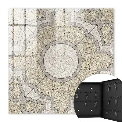 Elegantes graues und beiges Mosaik
