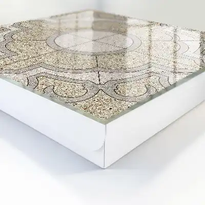 Elegantes graues und beiges Mosaik