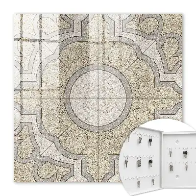 Elegantes graues und beiges Mosaik