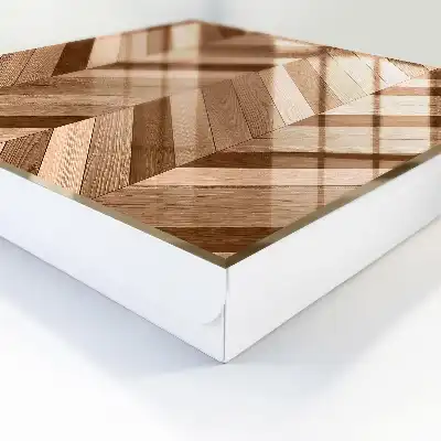 Dynamik von Fischgrätenmustern aus Holz