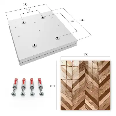 Dynamik von Fischgrätenmustern aus Holz