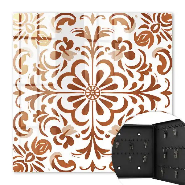 Ornamentales Muster mit floralen Motiven