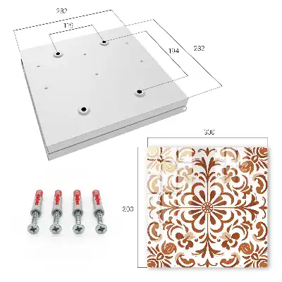 Ornamentales Muster mit floralen Motiven