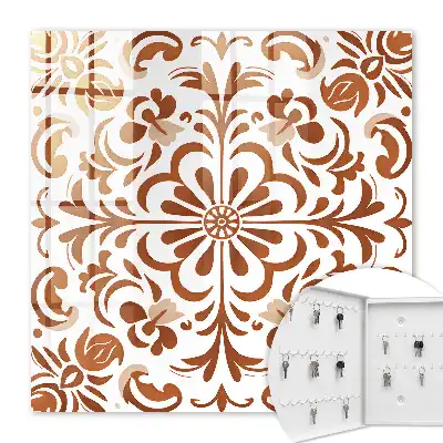 Ornamentales Muster mit floralen Motiven