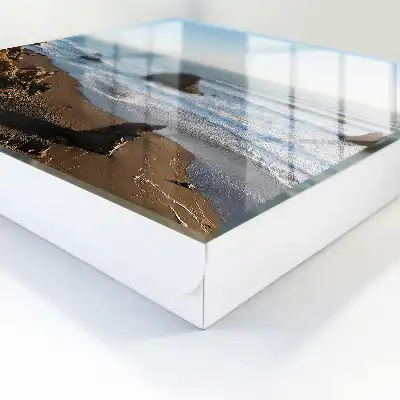 Küstenlandschaft mit blauem Meer