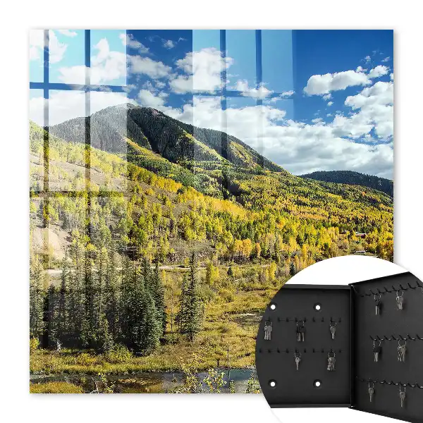 Herbstlandschaft blauer Himmel