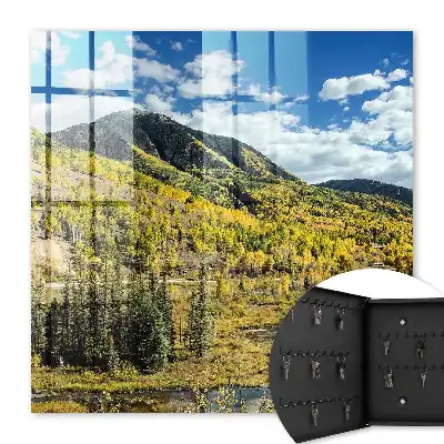 Herbstlandschaft blauer Himmel