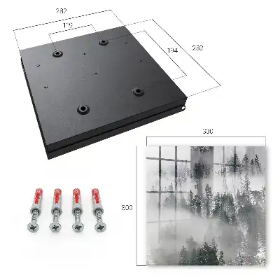 Nebelverhangenes Grün für eine friedliche Atmosphäre
