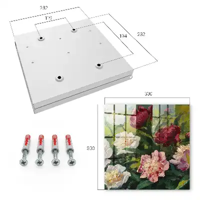 Bunte Blumen vor grünem Hintergrund