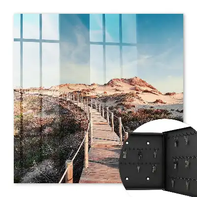 Dünenweg blauer Himmel