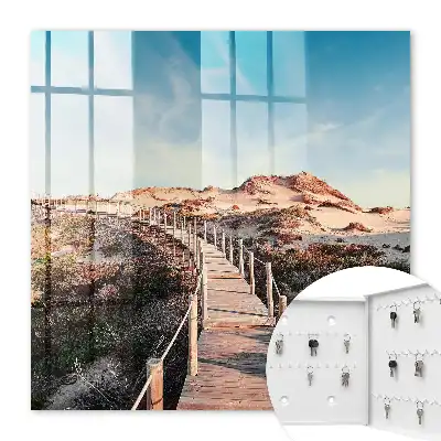 Dünenweg blauer Himmel