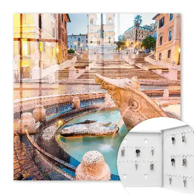 Urbane Eleganz mit Brunnen und Treppe