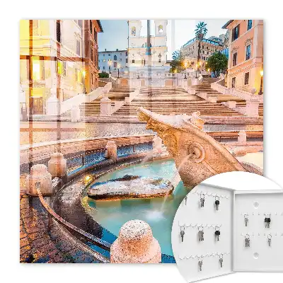 Urbane Eleganz mit Brunnen und Treppe