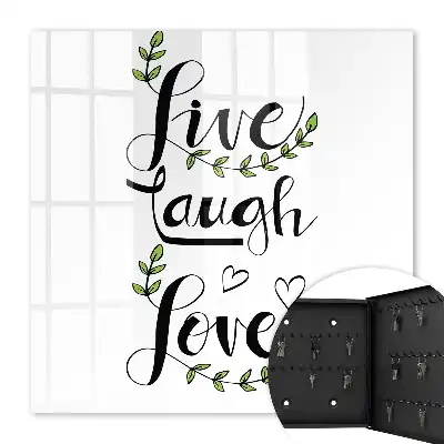 Positive Typografie mit floralen Akzenten