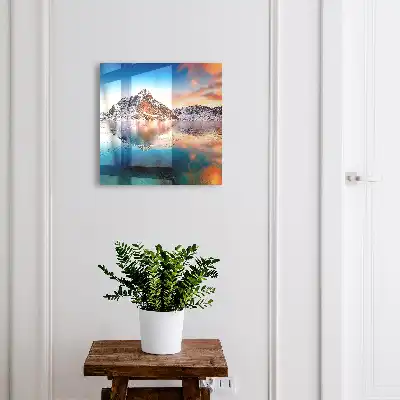 Harmonie der Berge im Sonnenlicht