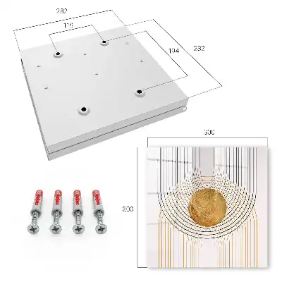 Kreise und Linien mit Formen