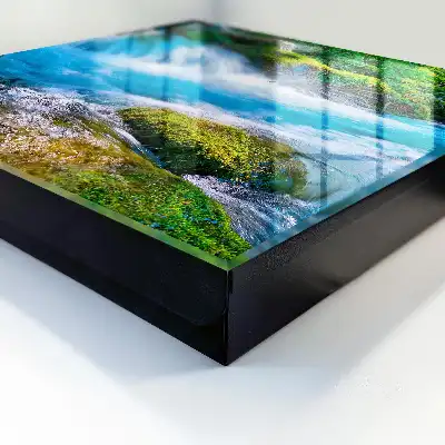 Ein ruhiger Fluss inmitten von Grün