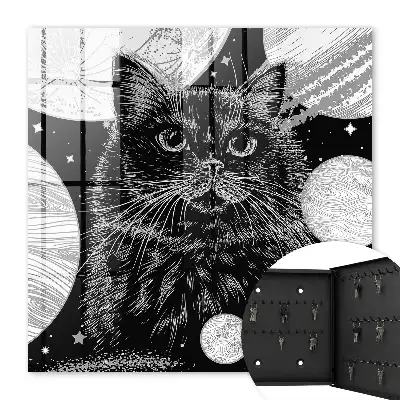 Weltraumkatze Perfekte Harmonie