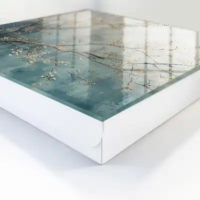 Entspannung in der Natur mit pastellfarbenen Blättern