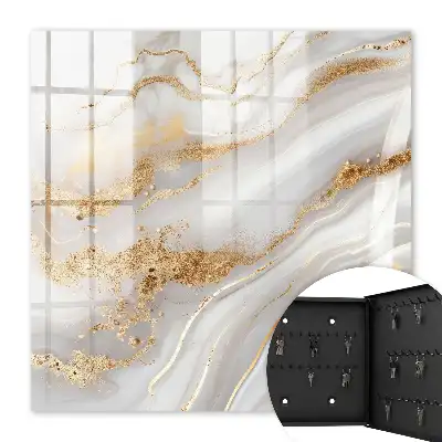 Abstrakte Eleganz mit gelben Akzenten