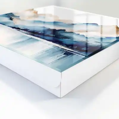 Aquarell-Berghintergrund