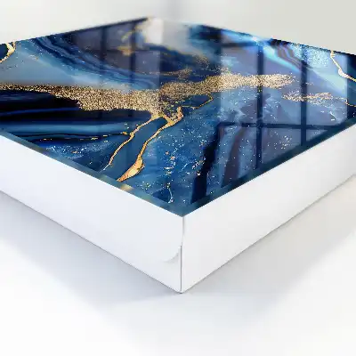 Dynamisches Muster aus marineblauen Streifen