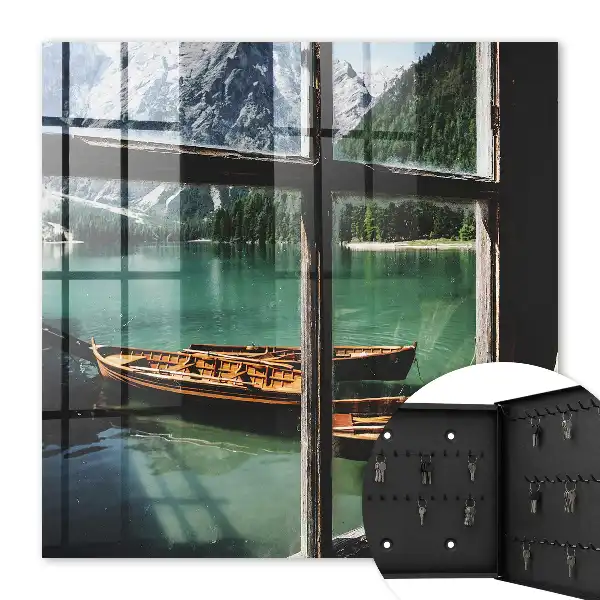 See Berge Boote Fenster