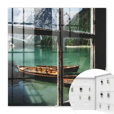 See Berge Boote Fenster