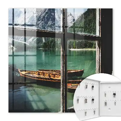 See Berge Boote Fenster