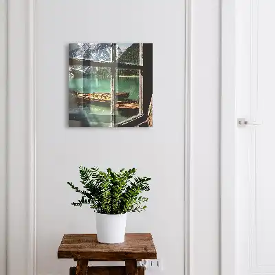 See Berge Boote Fenster